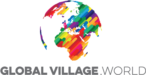 World A Global Village (500x270), Png Download