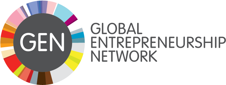 Global Entrepreneur Network Logo (850x283), Png Download