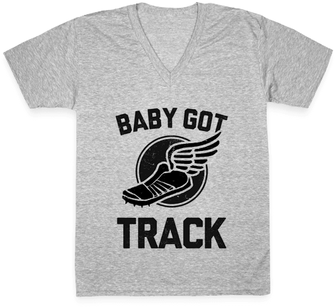 Baby Got Track V-neck Tee Shirt - Puppy Bowl Shirt (484x484), Png Download