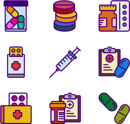 Meds & Drugs 70 Icons - Drugs Png (600x564), Png Download