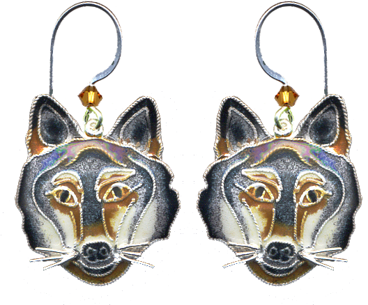 0069earrings - (900x900), Png Download