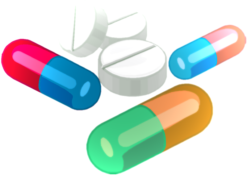 Drugs Clipart Stimulant Drug - Pill .png (640x453), Png Download
