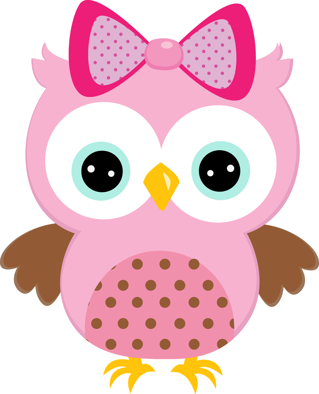 Free Baby Girl Owl Clip Art - Owl Clipart (1299x1600), Png Download
