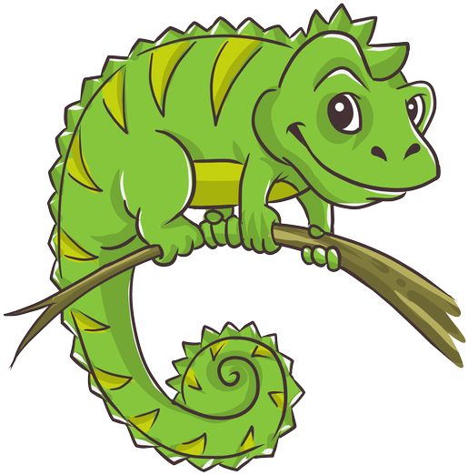 Lizard Clipart Fat - Clip Art (600x669), Png Download