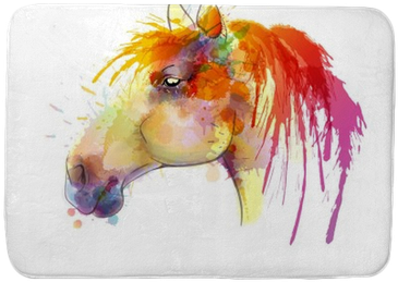 Fondo De Caballo De Colores (400x400), Png Download