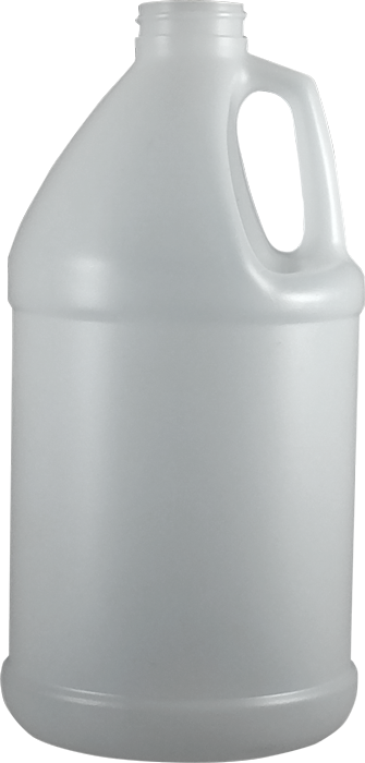 1/2 Gallon Natural Hdpe Round Jug W/ Handle - Water Bottle (335x700), Png Download