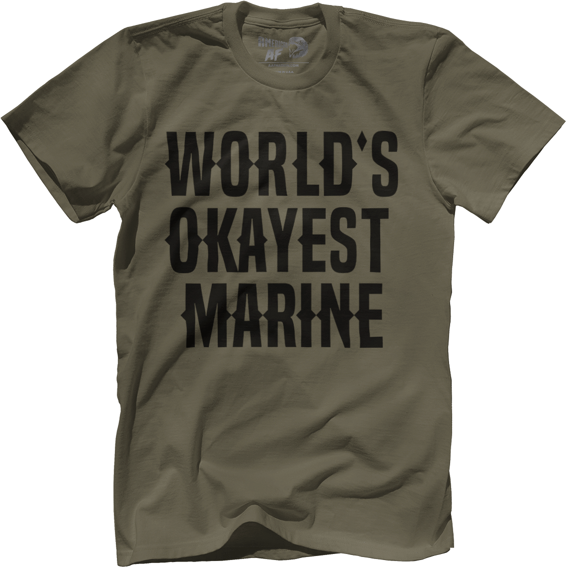 World's Okayest Marine - Happy Birthday Marines! - Ct2 - Premium Mens Shirt (1200x1200), Png Download