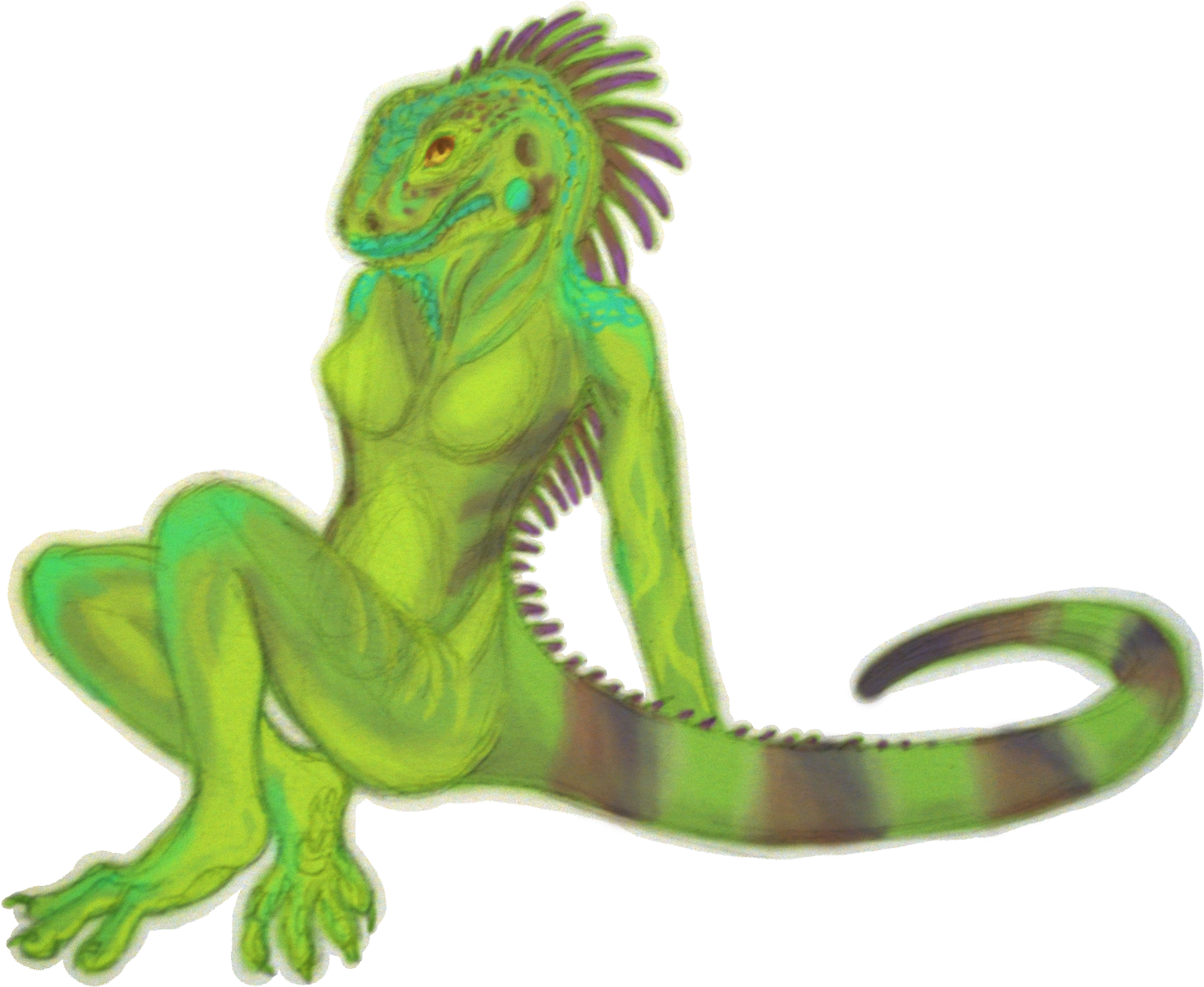 Png Iguana (3618x2848), Png Download