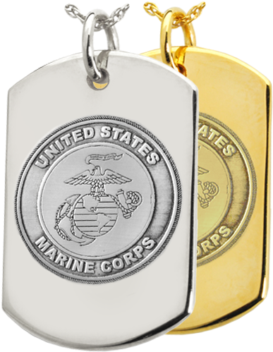 Wholesale B&b Dog Tag Military Jewelry With Marine - B&b Dog Tag Actual Noseprint Jewelry (500x500), Png Download