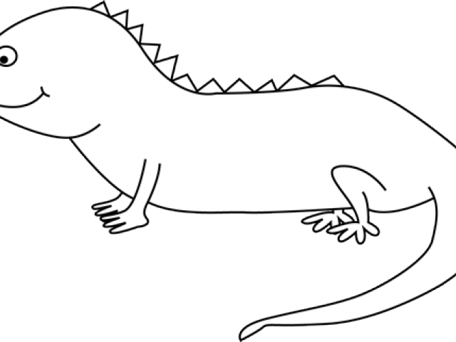 Green Iguana Clipart Face - Clip Art (640x480), Png Download