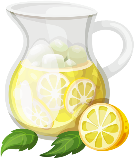 Summer Clipart, Jar Art, Food Drawing, Summer Beach, - Lemonade Clipart Png (511x600), Png Download
