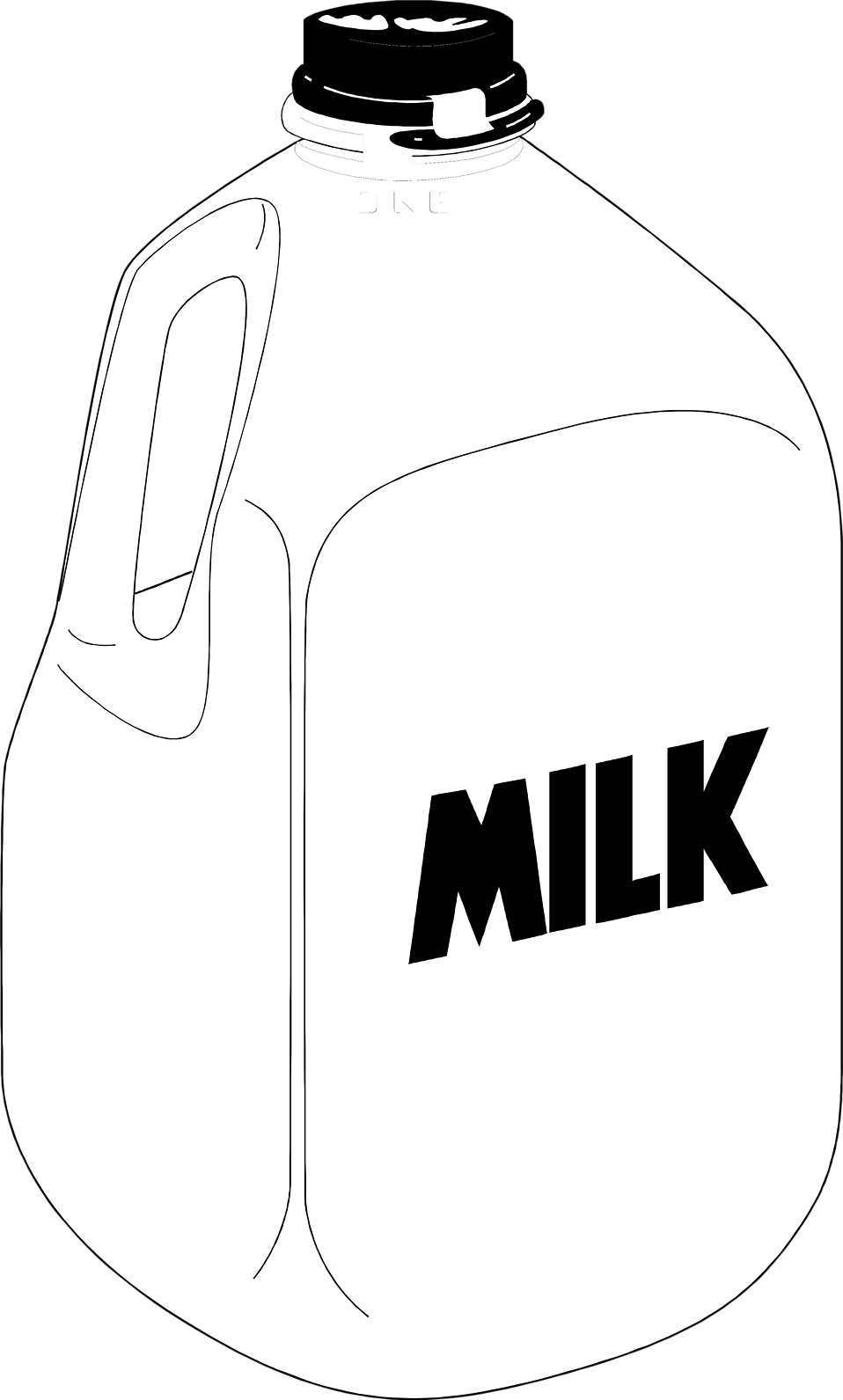 Clipart Transparent Download Jug Pitcher Free On Dumielauxepices - Milk Jug Clip Art Png (400x664), Png Download
