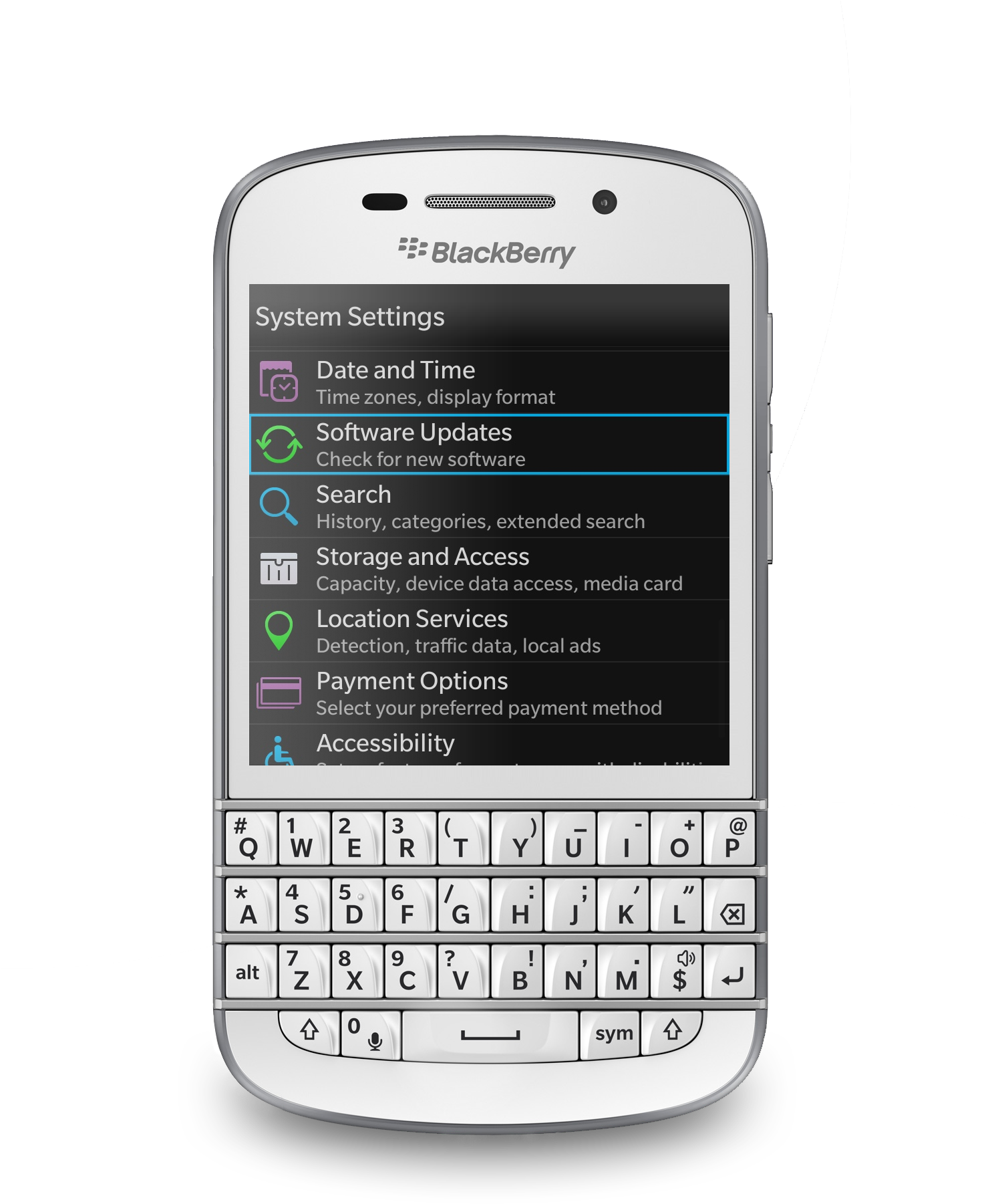 Q10 Update - Blackberry Phone Q20 Classic (1500x1893), Png Download