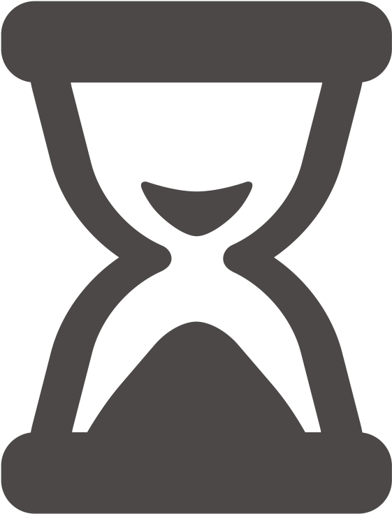 Hourglass Icon - Multimedia Icon Png Black (800x800), Png Download