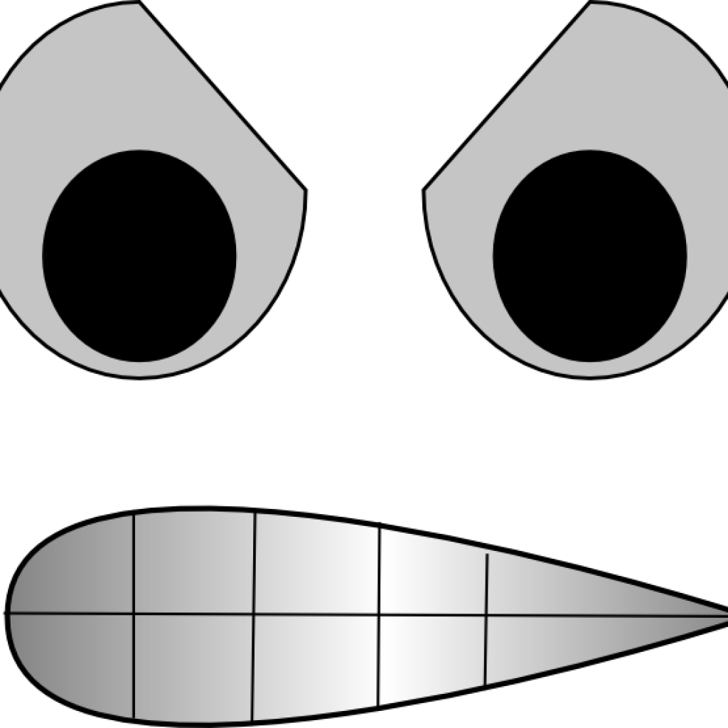 Googly Eyes Png Angry With Mouth Clip Art At Clker - Clip Art (1024x1024), Png Download