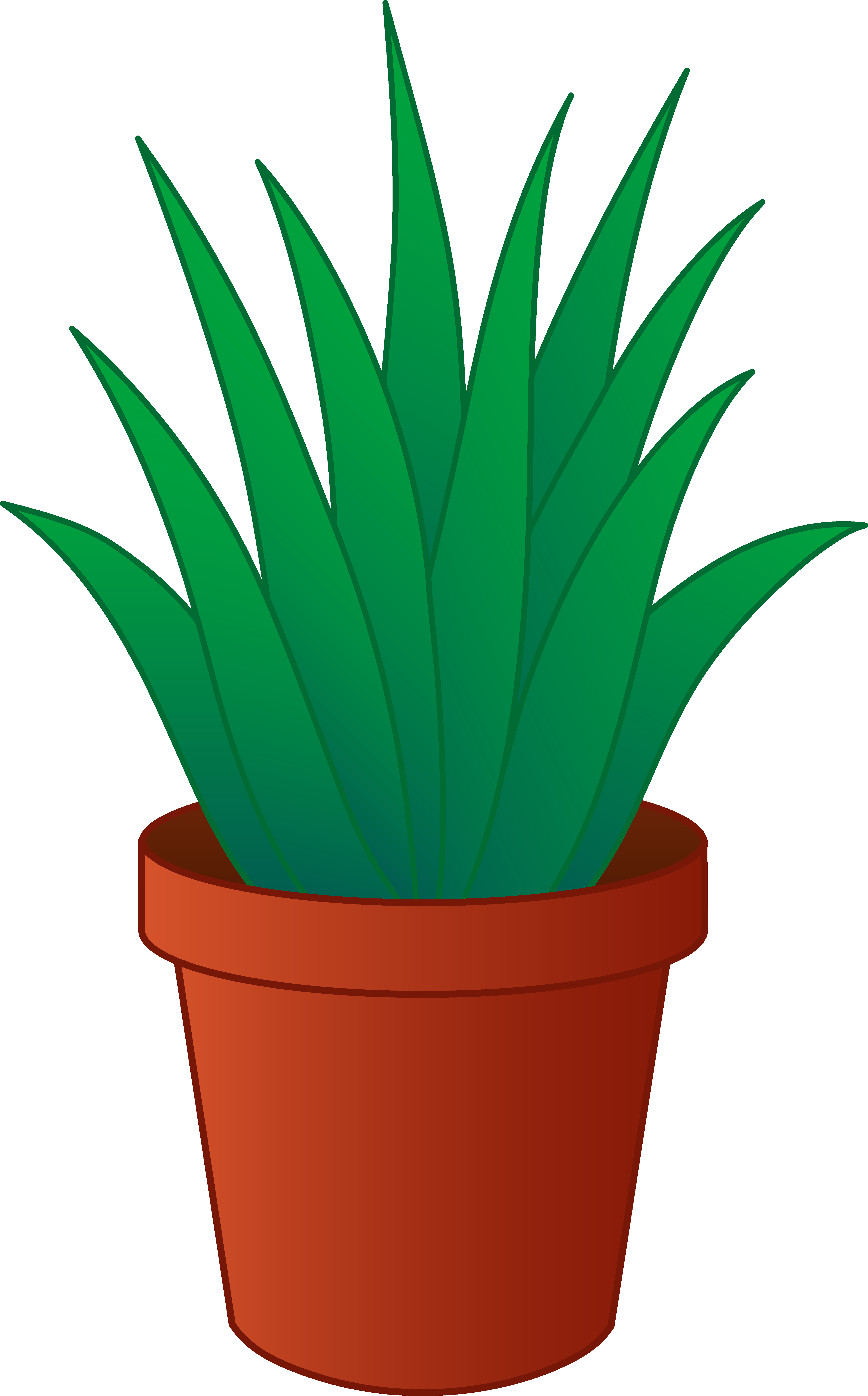 Plant Clipart Transparent - House Plant Clip Art (4752x7640), Png Download