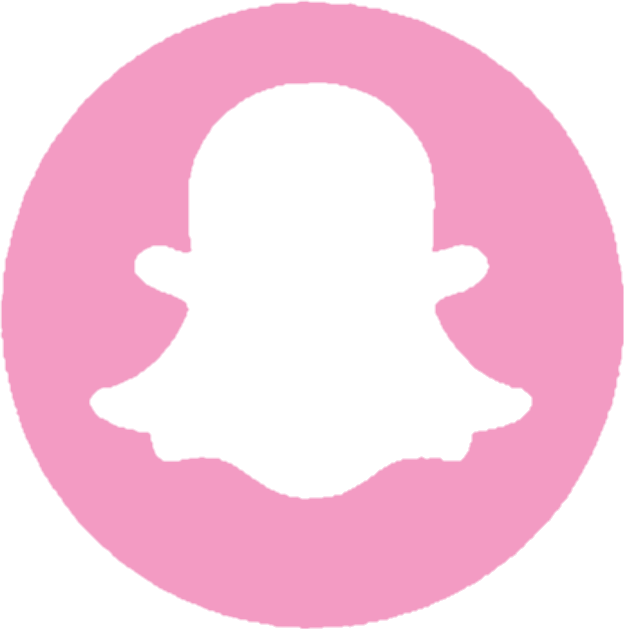 Snapchat Clipart Pink - Snapchat Icon Black Png (624x629), Png Download