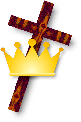 Christ Cross Became His Crown - Christianity Cross And Crown (335x500), Png Download