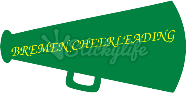 Cheerleading Megaphone Car Magnet - Car (940x587), Png Download