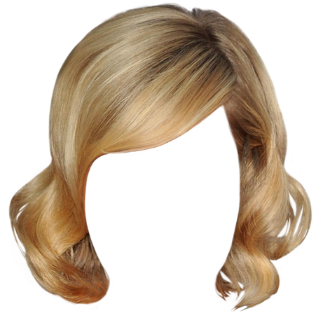 Blond Hair, Blond, Brunette, Hair, Curly, Wavy, Short - Blond Long Hair Png (500x509), Png Download