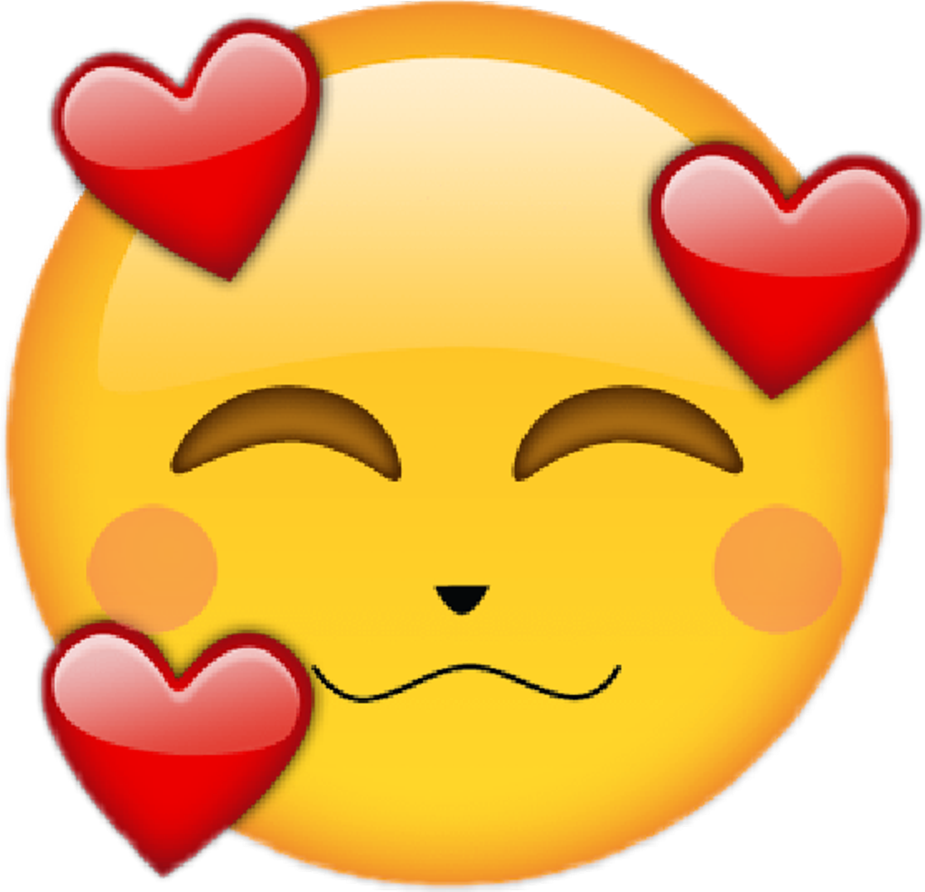 Love Sticker - Feel Loved Emoji (1024x987), Png Download