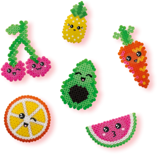 Iron On Beads Kawaii Fruit - Craft (700x700), Png Download