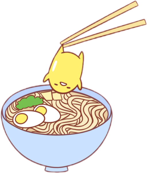 Noodle Clipart Kawaii - Kawaii Noodle (513x605), Png Download