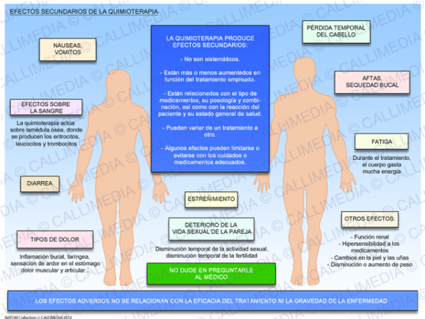 Quimioterapia Efectos Adversos Ebook - Efectos Adversos De La Quimioterapia (600x600), Png Download