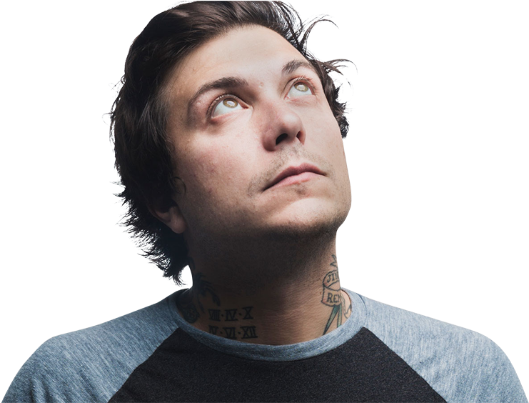 Frank Iero (1000x563), Png Download
