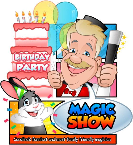 Uncle Bucks Magic Show For Kids Birthday Parties Charlotte - Uncle Bucks Magic Show (567x618), Png Download