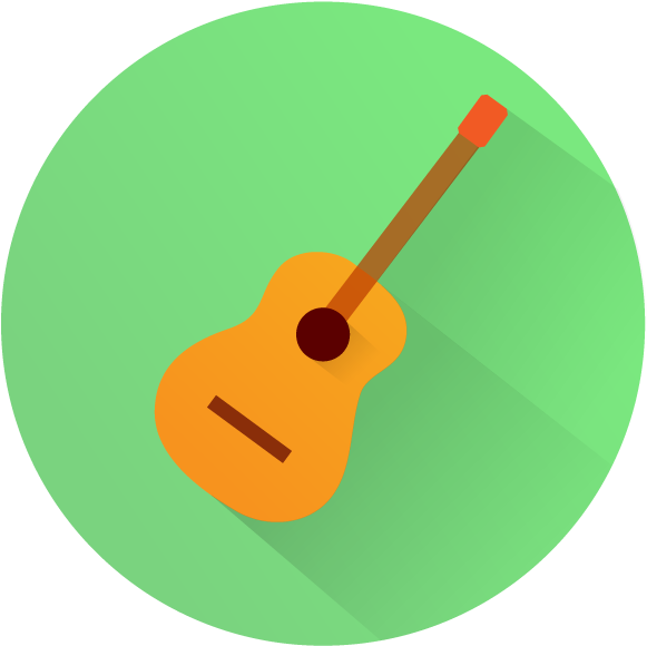 Allegra Music - Acoustic Guitar (585x588), Png Download