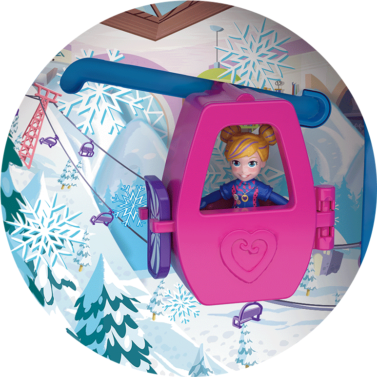 Cofre Refugio De Nieve - Polly Pocket Le Chalet Enneigé (788x788), Png Download