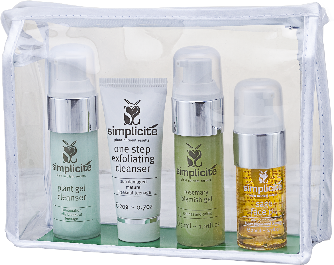 Skin Care Pack For Teenage Skin, Breakouts And Acne - Cosmetics (2000x2000), Png Download