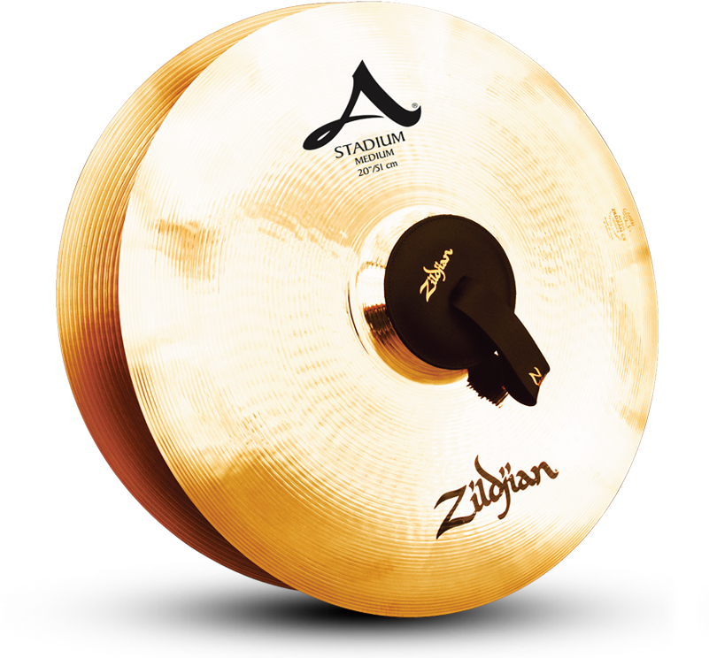 Stadium - Zildjian 20 Inch Marching Cymbals (800x800), Png Download