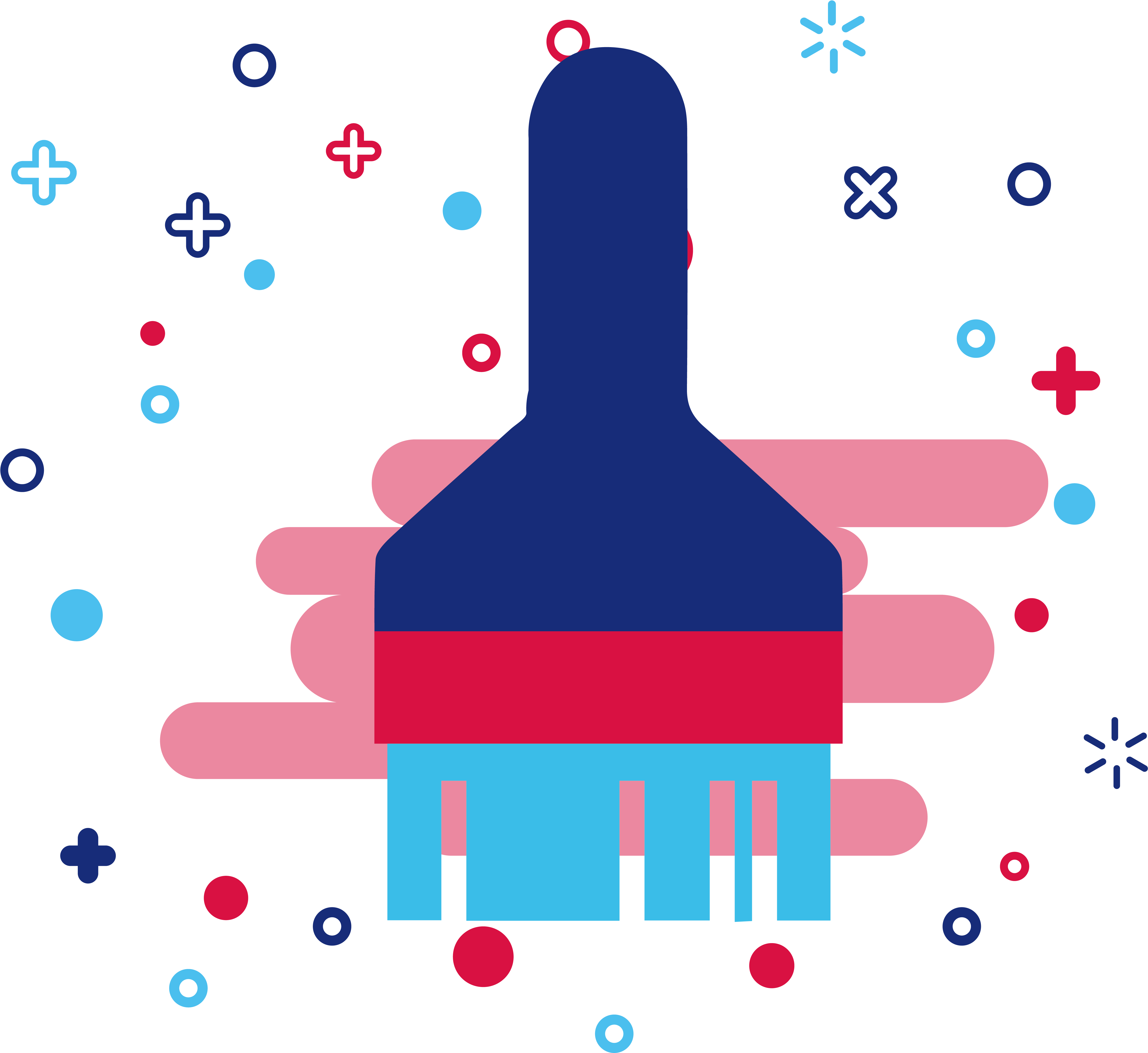 Mbe Style Student School Supplies Commercial Icon Elements (8333x8333), Png Download