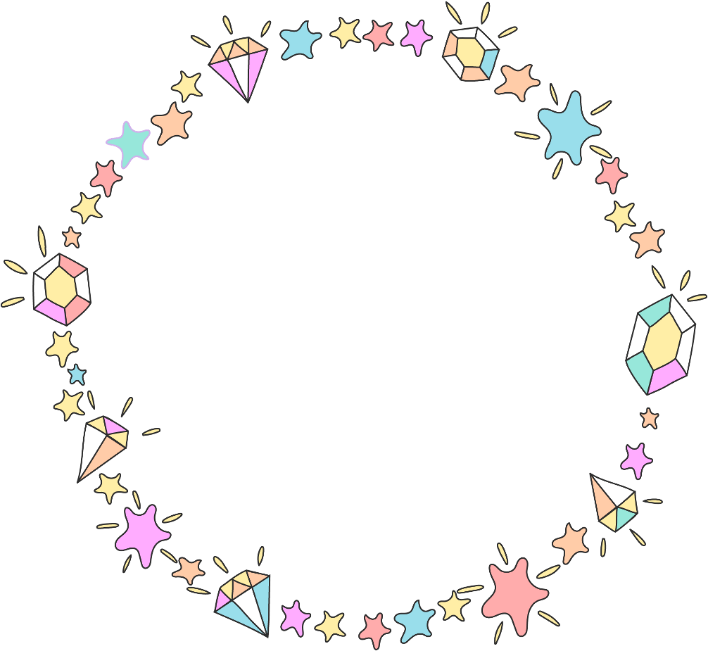 Diamond Star Jewel Frame Accent Decor Embellishment - Marco De Unicornio Png (1024x1024), Png Download
