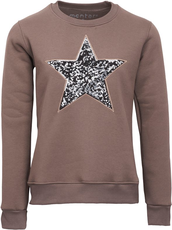 Amber Army Sweat Shirt With Star - Long-sleeved T-shirt (800x800), Png Download