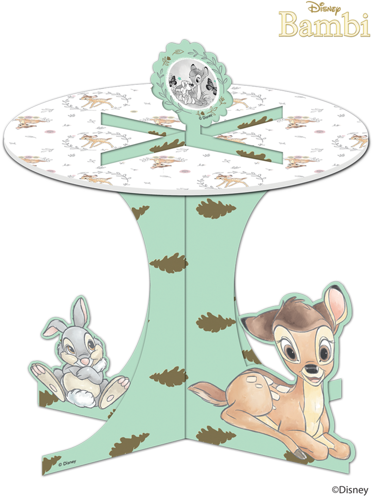Disney Bambi Cutie Cupcake Stand - End Table (768x1024), Png Download