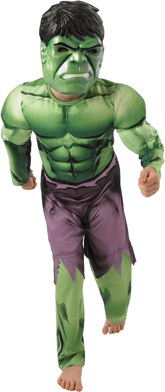 Child Avengers Deluxe Hulk Costume - Costume Hulk (800x1268), Png Download