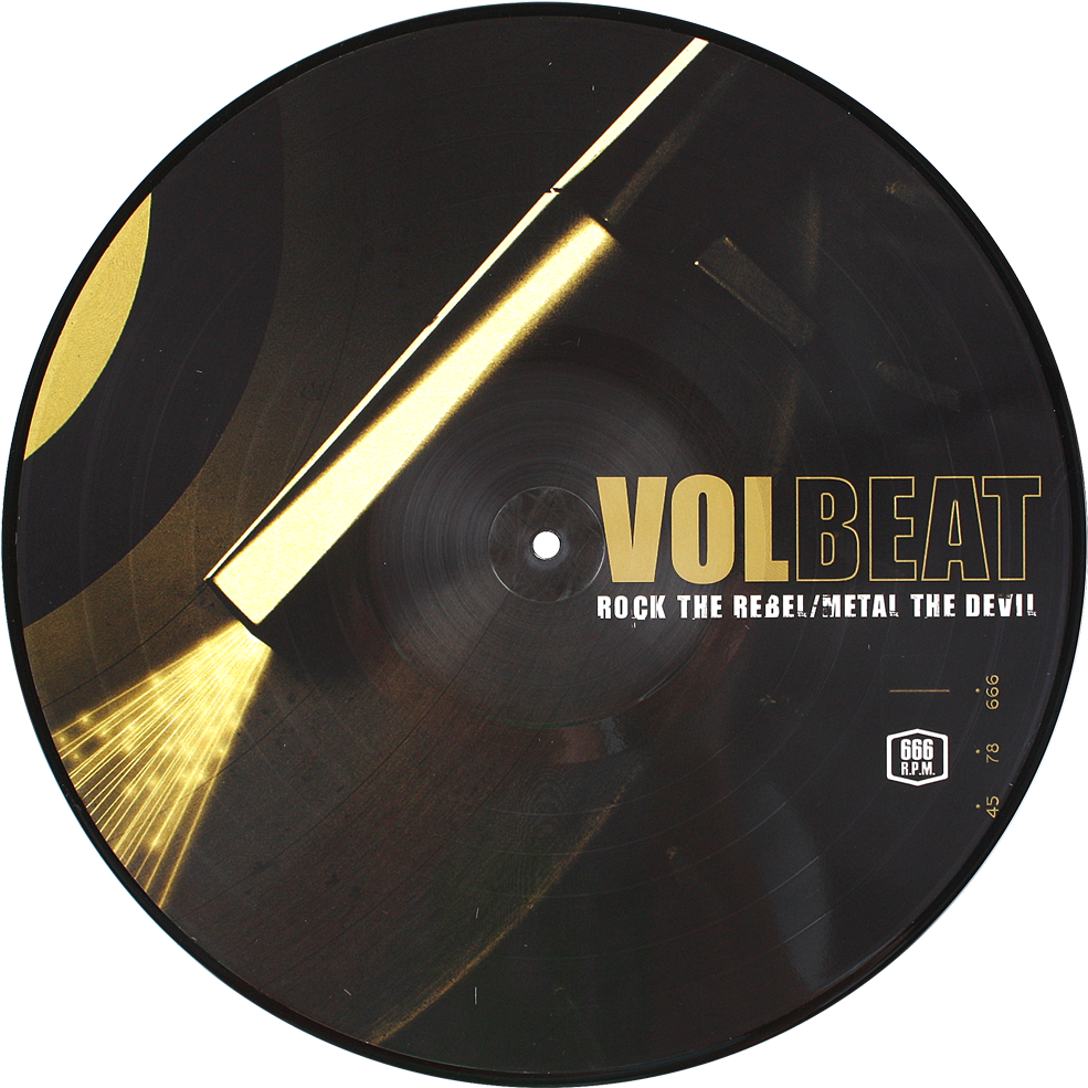 Rock The Rebel / Metal The Devil - Volbeat Rock The Rebel Metal (1000x1000), Png Download