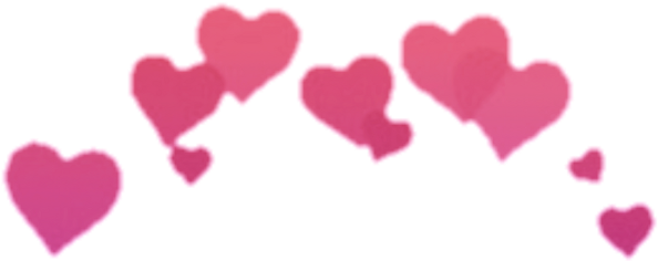 Hearts Heart Crowns Crown Heartcrown Purple Pink - Pink Heart Crown Png (1024x1024), Png Download