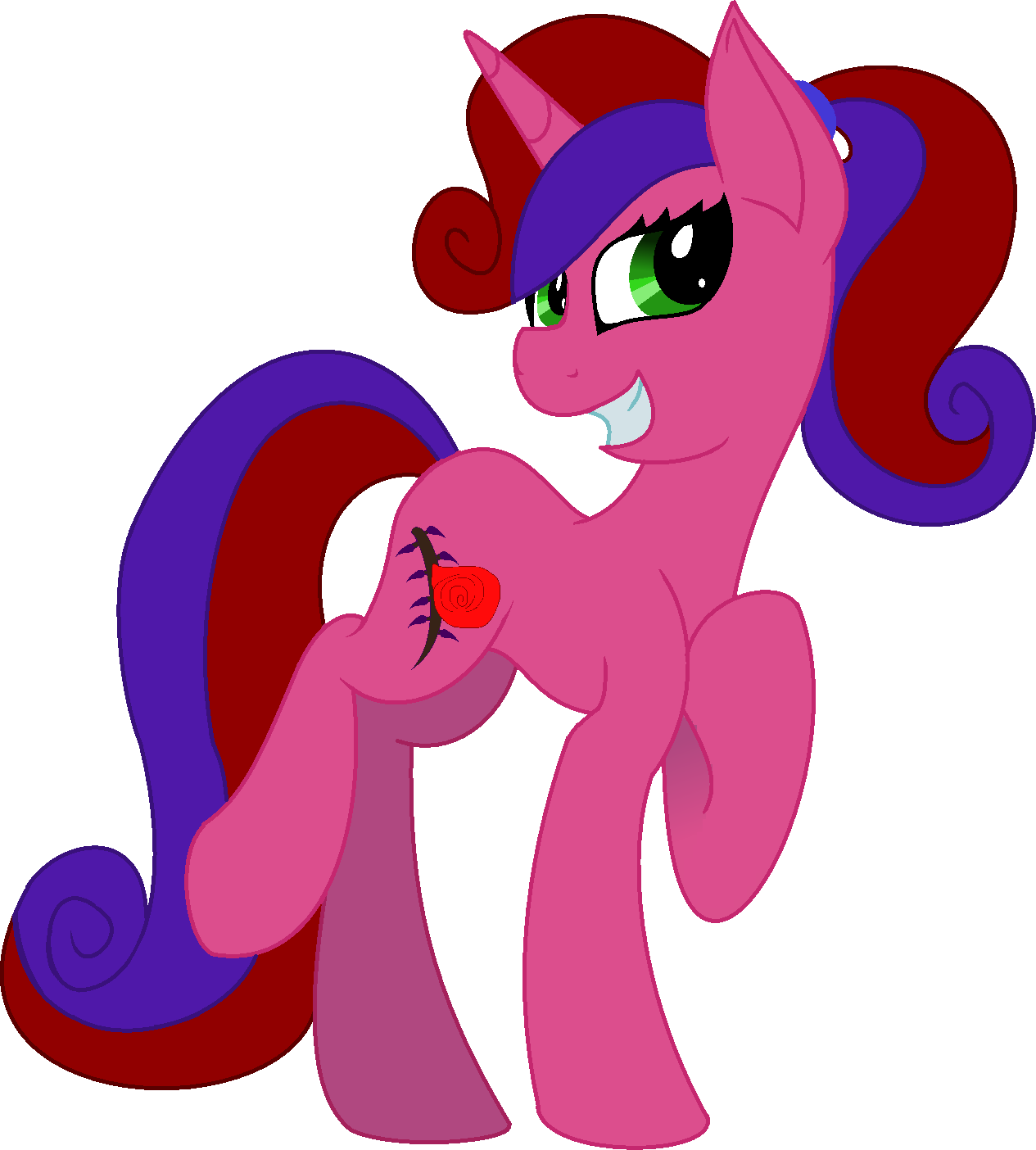 Wisteria Rose Id - Cartoon (1265x1404), Png Download