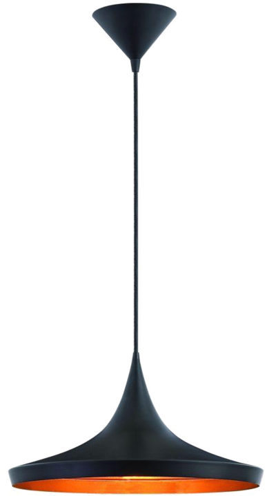 Hanging Light Png Clipart - Beat Wide Pendant Black Tom (800x800), Png Download