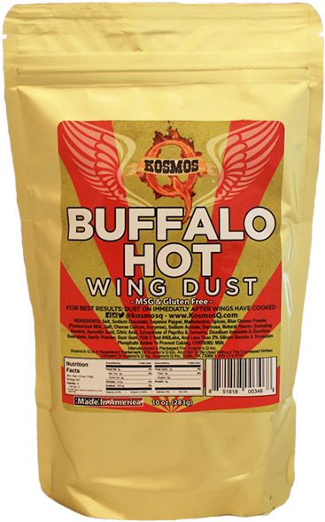 Kosmo's Q Buffalo Hot Wing Dust - Whole Grain (600x600), Png Download