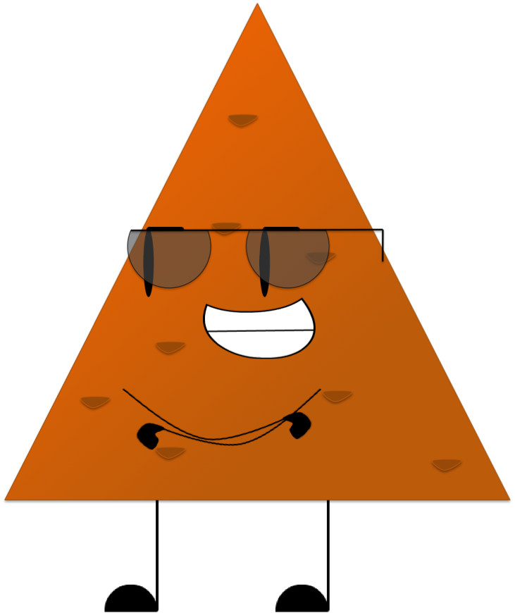 Doritos Clipart Orange - Triangle (731x870), Png Download