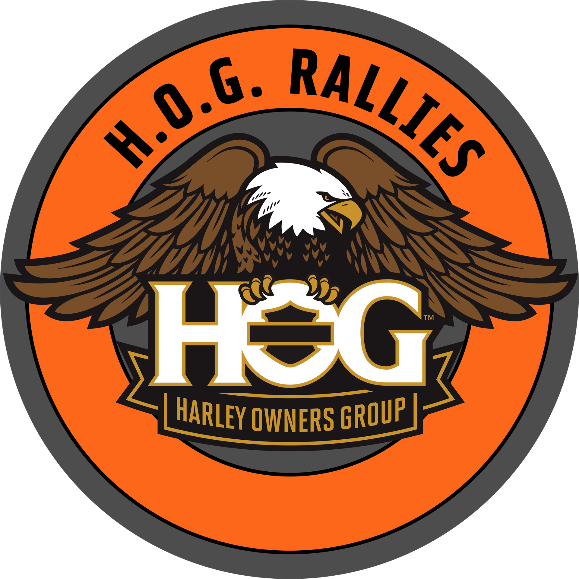 Western H - O - G - Rally - Hog Harley Owners Group (1920x1920), Png Download