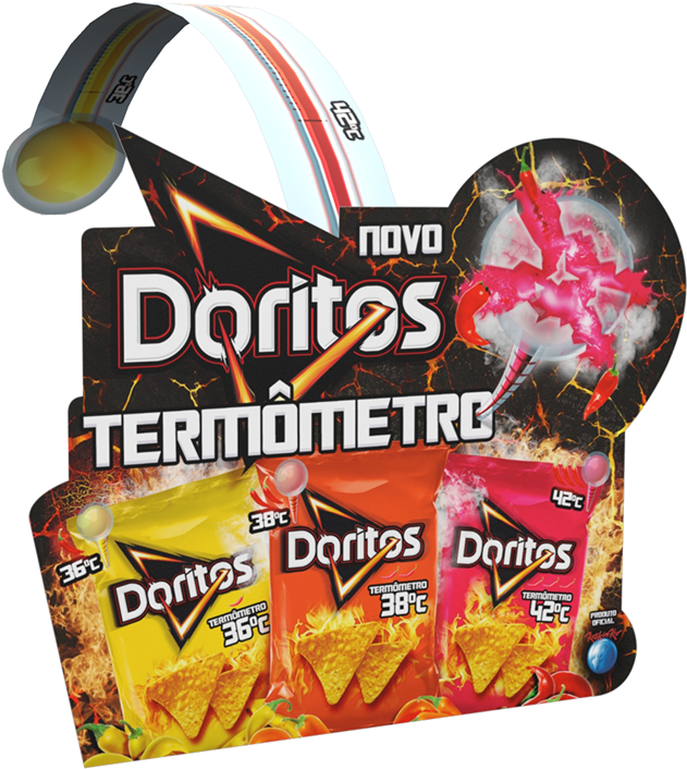Wobbler - Doritos Em Gondola (1400x788), Png Download
