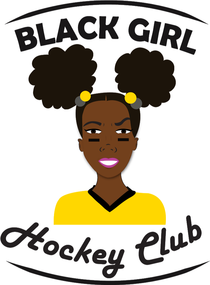 The Mission Of Black Girl Hockey Club Is To Inspire - Cartoon (716x947), Png Download