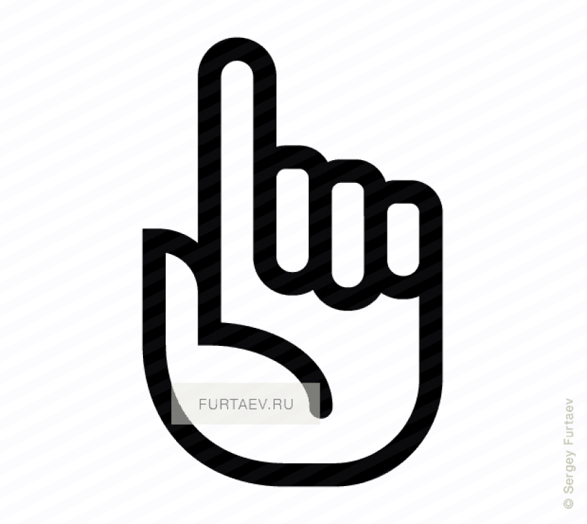 Free Png Download Hand Finger Vector Png Images Background - Attention Finger Icon (850x759), Png Download