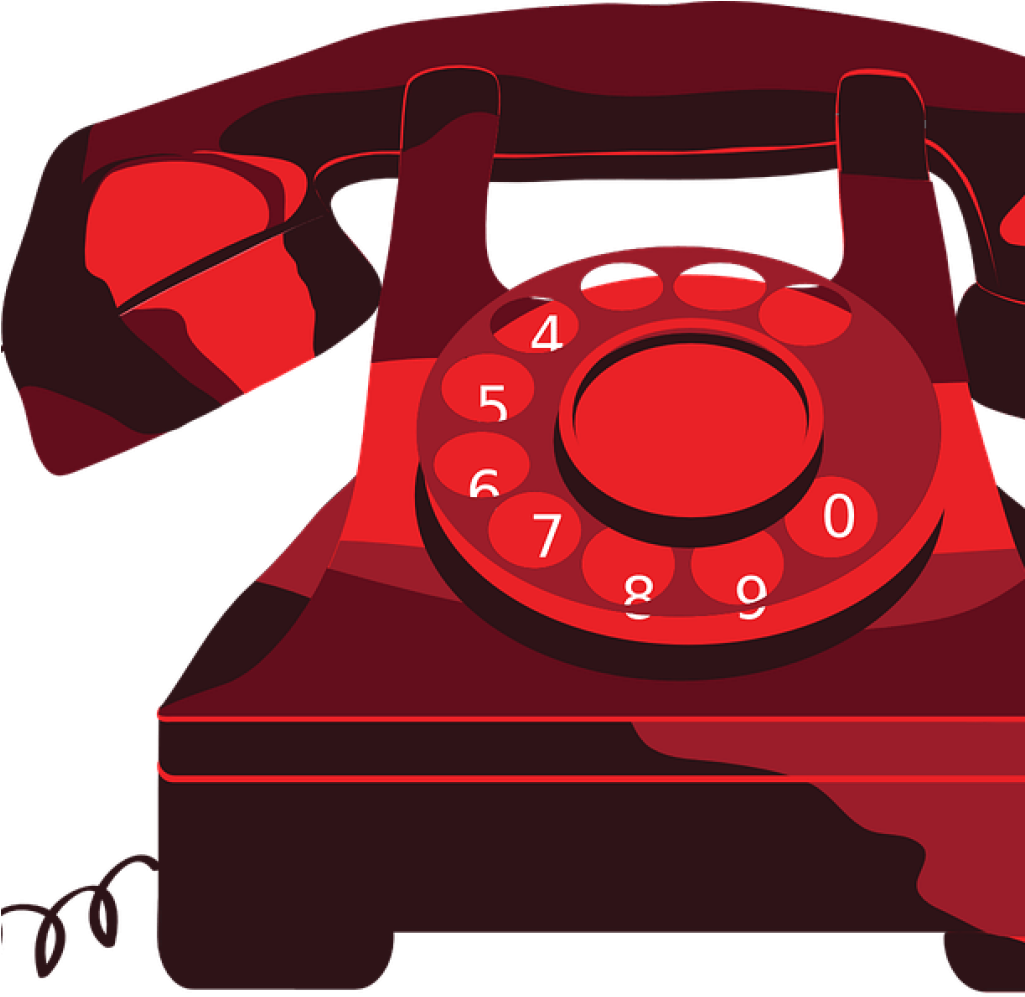 Telephone Cliparts 19 Telephone Clip Black And White - Telephone Clipart Transparent Background (1024x1024), Png Download